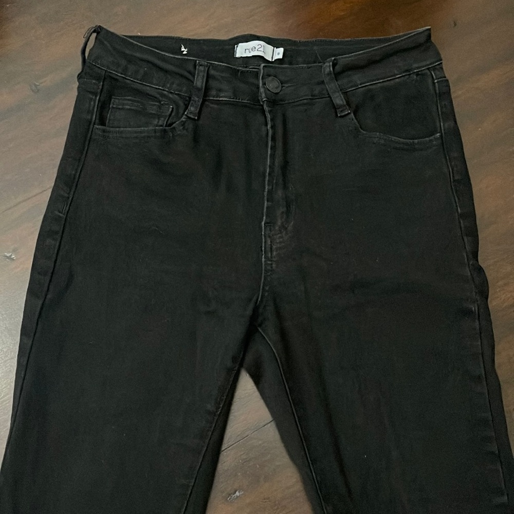 Black Rue21 Ripped Jeans - Picture 2 of 4